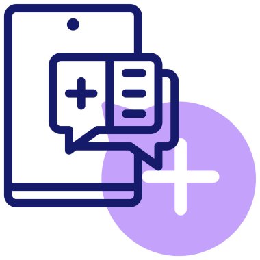 mobil uygulama simgesi, vektör illüstrasyonu basit tasarım