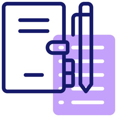 Günlük. Web simgesi basit illüstrasyon