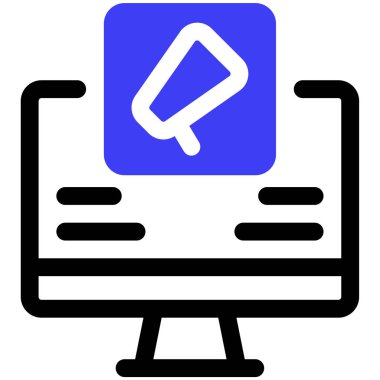 ad web simgesi basit illüstrasyon