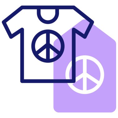 Tişört web simgesi basit tasarım