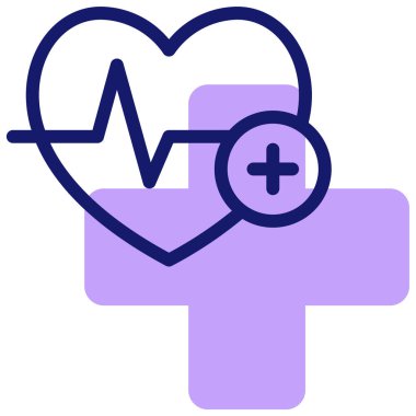 sağlık hizmeti ikonu vektör illüstrasyonu