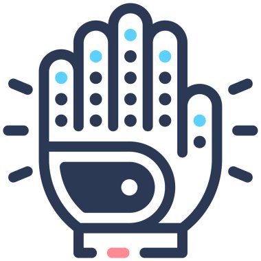 eldiven çizimi, basit web simgesi 