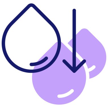 - Kan. Web simgesi basit illüstrasyon