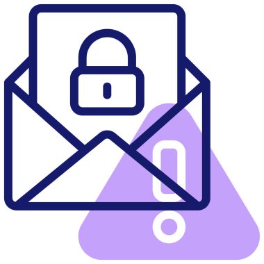 E-posta. Web simgesi basit illüstrasyon