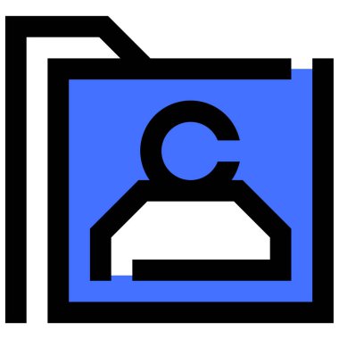 Dizin web simgesi basit illüstrasyon