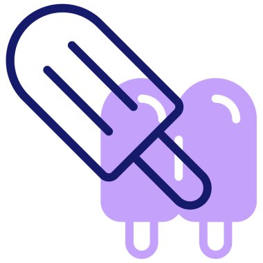 Buz. Web simgesi basit illüstrasyon