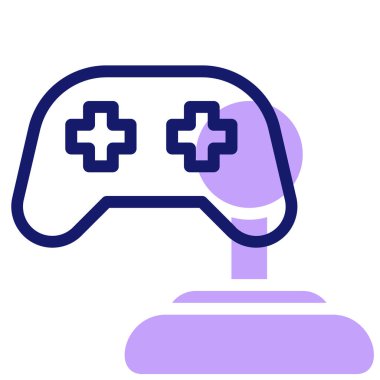 Oyun kumandası. Basit illüstrasyon