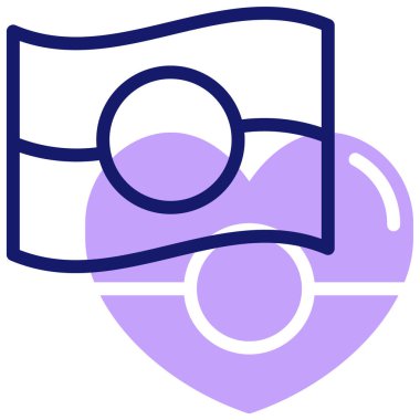 aboriginal modern simge, vektör illüstrasyonu