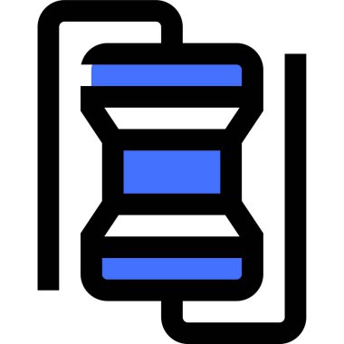 direnç simgesi vektör illüstrasyonu