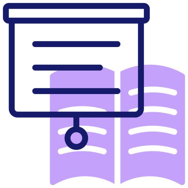 Tabii ki. Web simgesi basit illüstrasyon