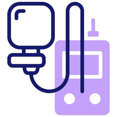 Fiş. Web simgesi basit illüstrasyon