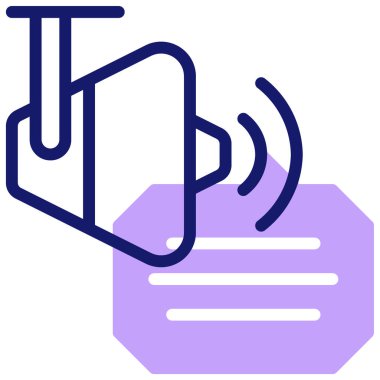 hoparlör vektör illüstrasyonu