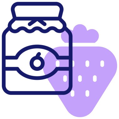 Yemek. Web simgesi basit illüstrasyon