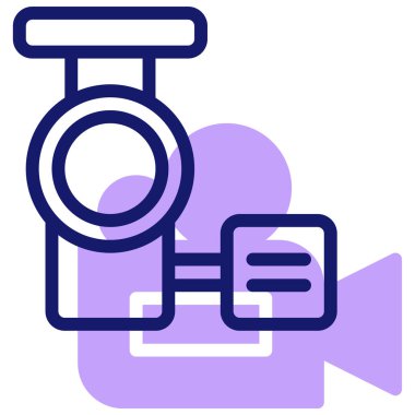 kamera simgesi, vektör illüstrasyonu basit tasarım