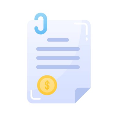 Vergi vektör simgesi modern basit tasarım