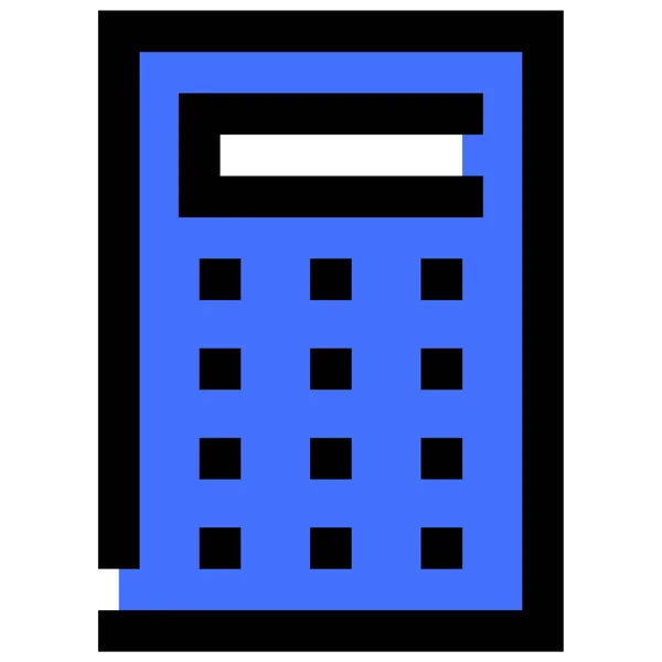 Calculator Icon Vector Illustration Simple Design — Stockvector