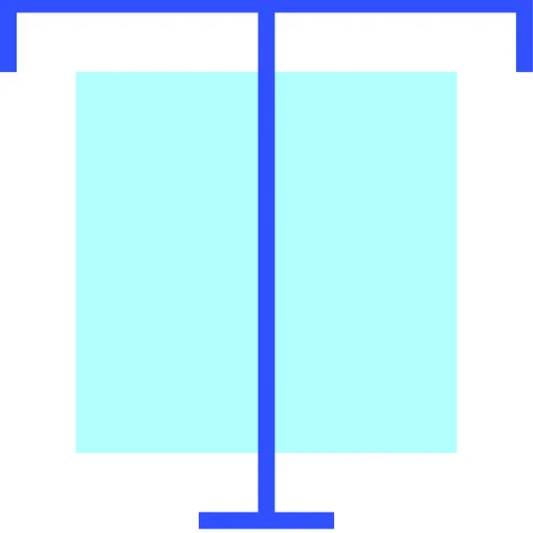 Ikona Znakového Vektoru Nástroje Typ — Stockový vektor