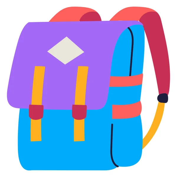 Backpack Icon Vector Illustration Simple Design — Stock Vector