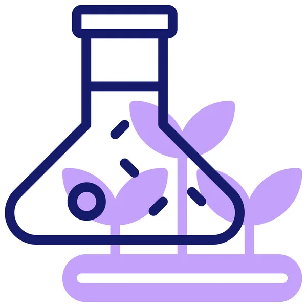 Χημική Εικόνα Διάνυσμα Εικονίδιο Web — Διανυσματικό Αρχείο