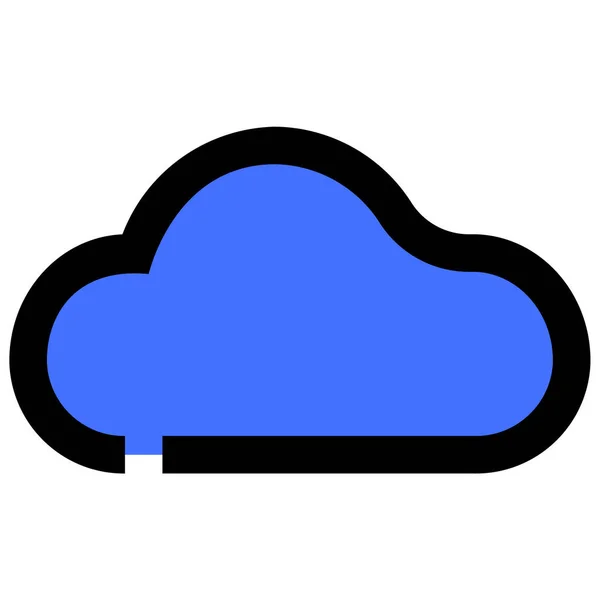 Значок Хмари Зірки Векторні Ілюстрації — стоковий вектор