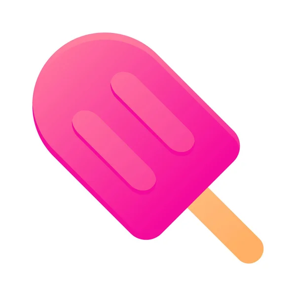 Ice Cream Web Icon — Stock Vector
