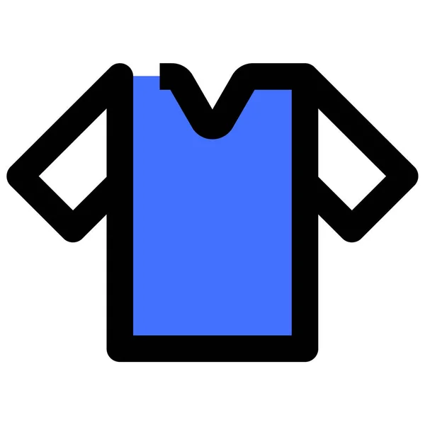 Shirt Web Icoon Eenvoudige Illustratie — Stockvector