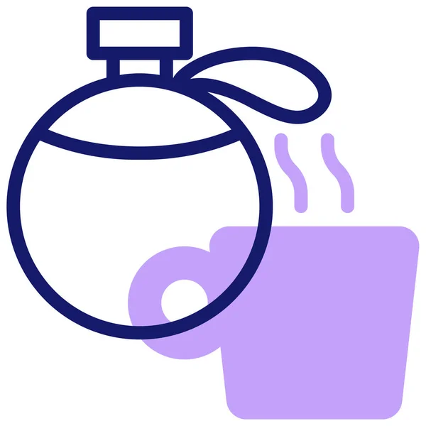 Perfume Web Icon Simple Illustration — Stock Vector