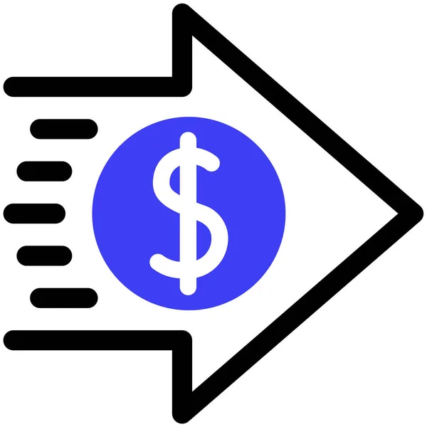 Στιγμιαίο Εικονίδιο Πληρωμής Διανυσματική Απεικόνιση Απλό Σχέδιο — Διανυσματικό Αρχείο