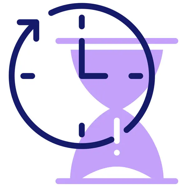 Date Limite Gestion Temps Illustration Vectorielle — Image vectorielle