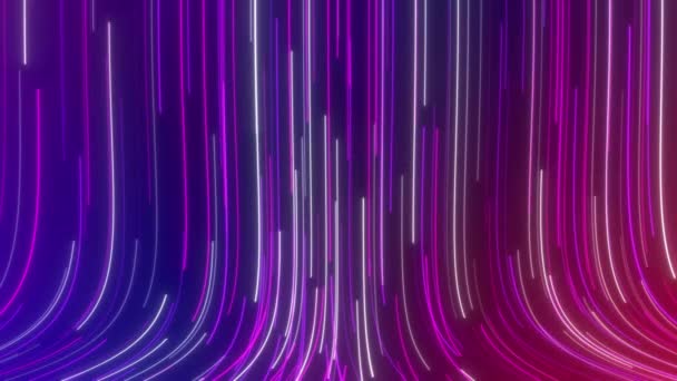 Пурпурные Белые Линии Анимированного Фона — стоковое видео