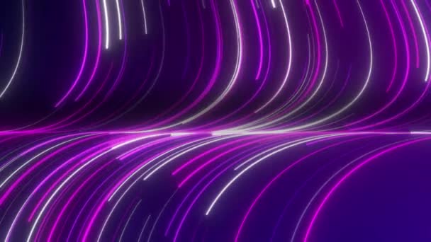 Фіолетові Білі Лінії Анімовані Фонові Кадри — стокове відео