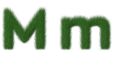 İngilizce Alfabe ABCD ve Sayılar Şeffaf Arkaplanda İzole Edildi