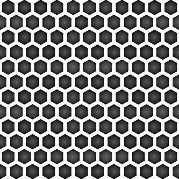 Bal peteği Metal deseni siyah ve beyaz