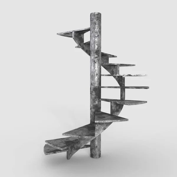 Demir Dairesel Merdiven Dönen Merdiven