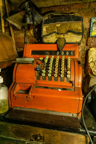 Máquina Escrever Velha Forma Computador — Fotografia de Stock