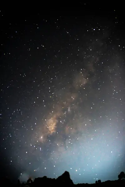 恒星和星系中的银河 — 图库照片