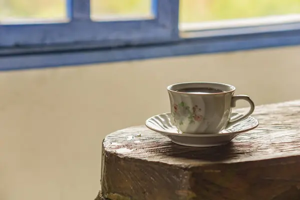 Cup Black Tea — Stock Photo, Image