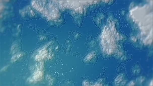 海面上的水 3D渲染 — 图库视频影像