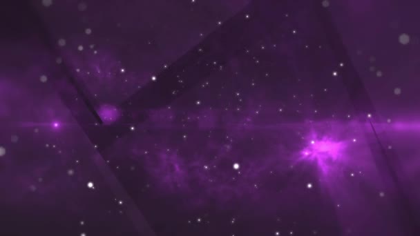 Фіолетовий Фон Абстрактними Лініями — стокове відео