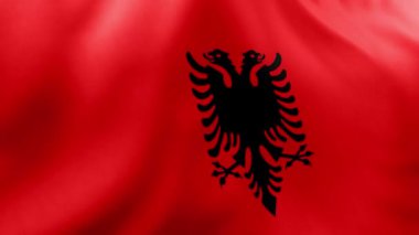 Arnavutluk 'un ulusal bayrağı..