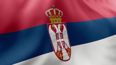 Sırbistanın bayrağı dalgalanıyor