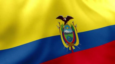 Dalgalanan bayrağın 3 boyutlu görüntüsü