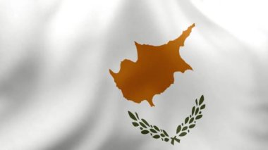 Beyaz arkaplanı olan kumaşın ulusal bayrağı.
