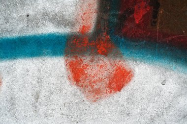 Beton duvar doku boyalı.