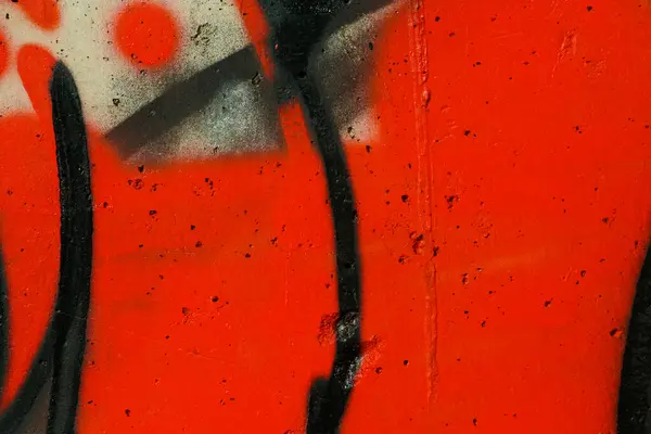 Duvarın bir parçası. Grafiti resmi. soyut lekeli doku.