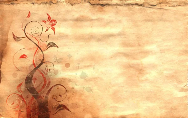 Sanat illüstrasyonu çiçekli klasik arkaplan