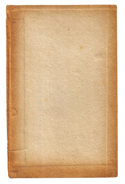 Kahverengi karton kağıt beyaz arkaplanda izole