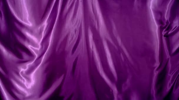 Purple Satin Fabric Background — Αρχείο Βίντεο