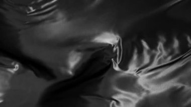 Lüks ipek kumaş, soyut arkaplan, dalga dokusu, siyah ve beyaz