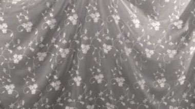 doku arkaplanı, beyaz boyalı ipek kumaş.